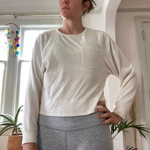 Madewell Long Sleeve Pocket Sweatshirt, Small